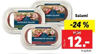 Lidl Salami tilbud