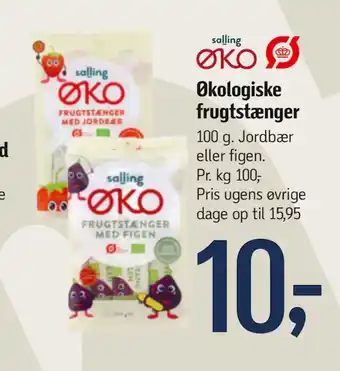 Føtex Økologiske frugtstænger tilbud