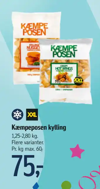 Føtex Kæmpeposen kylling tilbud