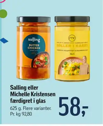 Føtex Salling eller Michelle Kristensen færdigret i glas tilbud