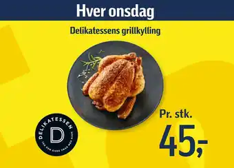 Føtex Delikatessens grillkylling tilbud