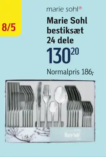 Føtex Marie Sohl bestiksæt 24 dele tilbud