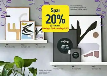 Føtex Spar 20% på rammer tilbud