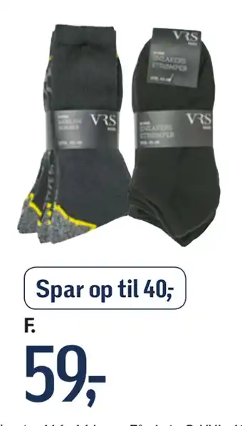 Føtex 5-pak jobsokker eller 10-pak footies tilbud
