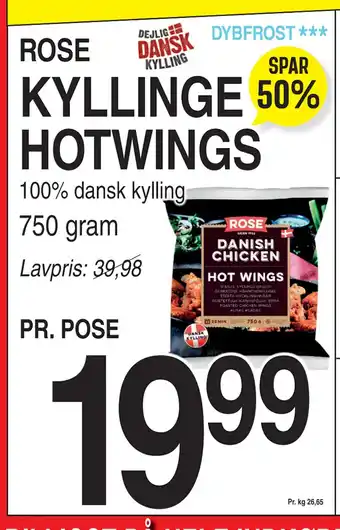 ABC Lavpris KYLLINGE HOTWINGS tilbud