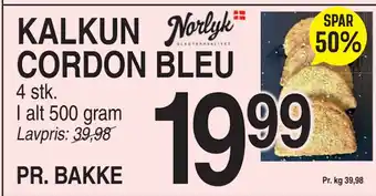 ABC Lavpris KALKUN CORDON BLEU tilbud