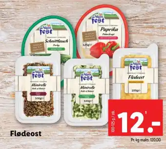 Lidl Flødeost tilbud