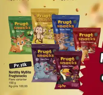 Fakta Tyskland Nordthy MyBite Frugtsnacks tilbud