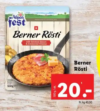Lidl Berner Rösti tilbud