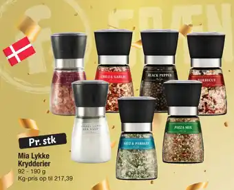 Fakta Tyskland Mia Lykke Krydderier tilbud