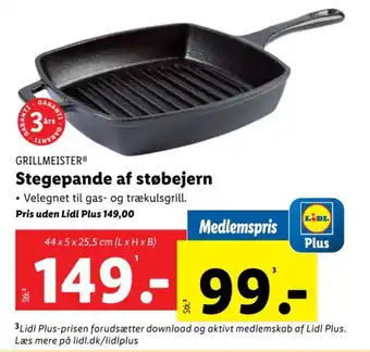 Lidl Stegepande af støbejern tilbud