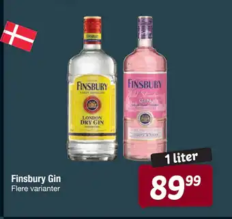 Fakta Tyskland Finsbury Gin tilbud