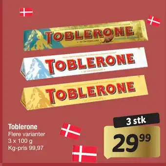 Fakta Tyskland Toblerone tilbud