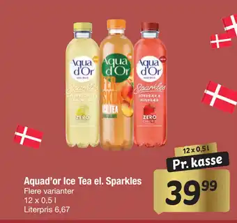 Fakta Tyskland Aquad’or Ice Tea el. Sparkles tilbud