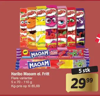 Fakta Tyskland Haribo Maoam el. Fritt tilbud