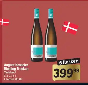 Fakta Tyskland August Kesseler Riesling Trocken tilbud