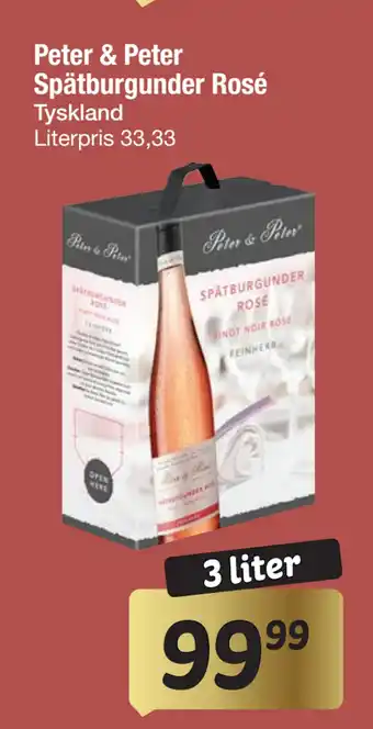 Fakta Tyskland Peter & Peter Spätburgunder Rosé tilbud