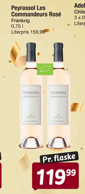 Fakta Tyskland Peyrassol Les Commandeurs Rosé tilbud