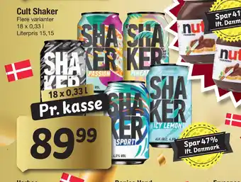 Fakta Tyskland Cult Shaker tilbud