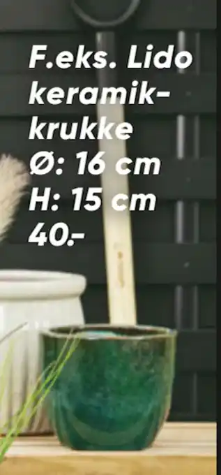 Bilka Lido keramikkrukke tilbud
