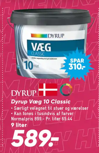 Bilka Dyrup Væg 10 Classic tilbud