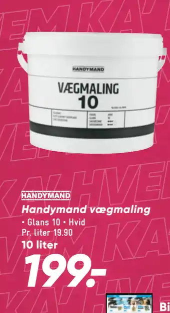 Bilka Handymand vægmaling tilbud