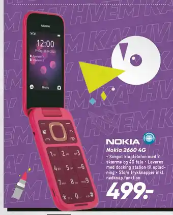 Bilka Nokia 2660 4G tilbud