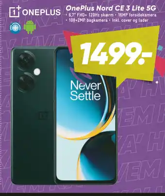 Bilka OnePlus Nord CE 3 Lite 5G tilbud