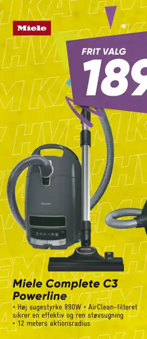 Bilka Miele Complete C3 Powerline tilbud