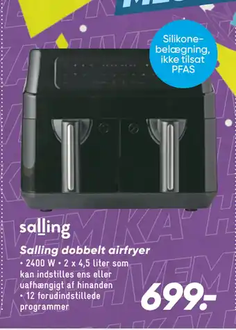 Bilka Salling dobbelt airfryer tilbud