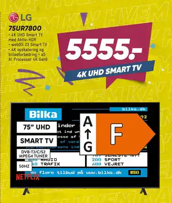 Bilka LG 75UR7800 tilbud