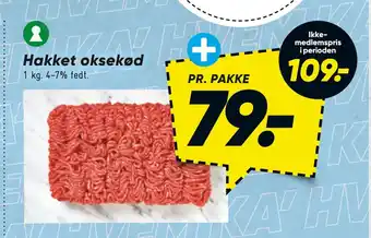 Bilka Hakket oksekød tilbud