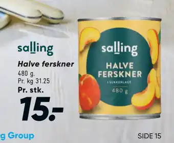 Bilka Halve ferskner tilbud