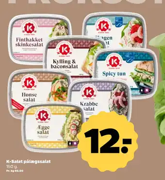 Netto K-Salat pålægssalat tilbud