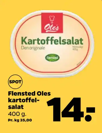 Netto Flensted Oles kartoffelsalat tilbud