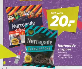 Bilka Nørregade slikpose tilbud