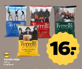 Netto Tyrrels chips tilbud