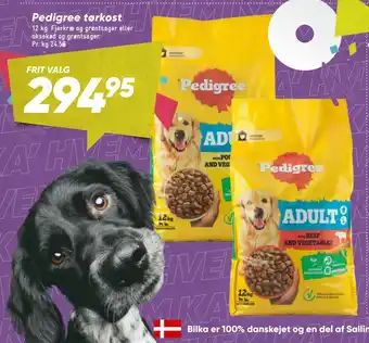 Bilka Pedigree tørkost tilbud