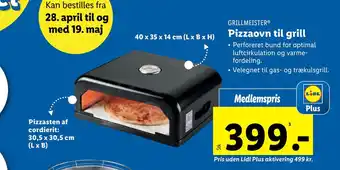 Lidl Pizzaovn til grill tilbud