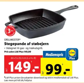 Lidl Stegepande af støbejern tilbud