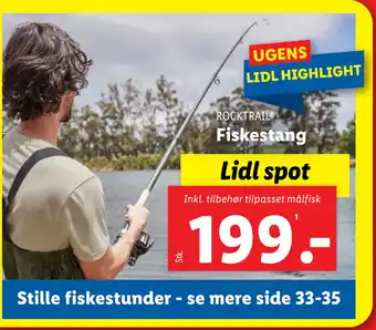 Lidl Fiskestang tilbud