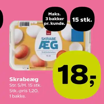 SuperBrugsen Skrabeæg tilbud
