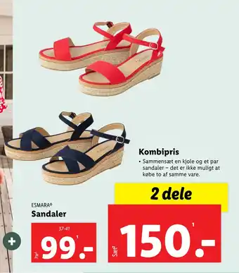 Lidl Sandaler tilbud