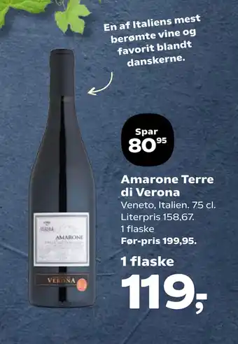 Kvickly Amarone Terre di Verona tilbud