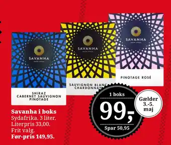 Dagli'Brugsen Savanha i boks tilbud