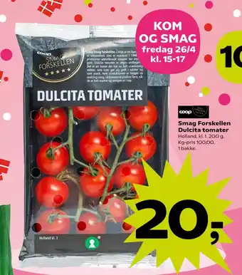 Kvickly Smag Forskellen Dulcita tomater tilbud