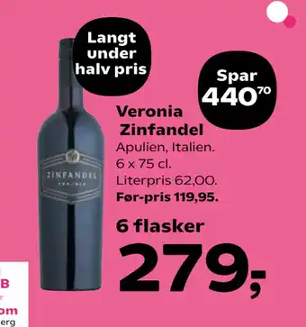 Kvickly Veronia Zinfandel tilbud