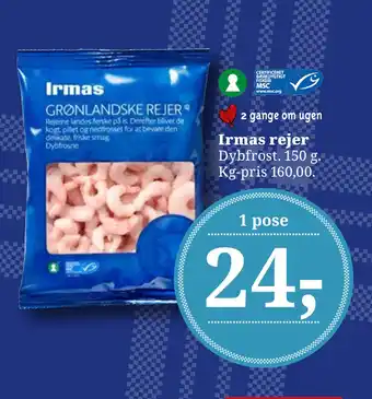 Dagli'Brugsen Irmas rejer tilbud