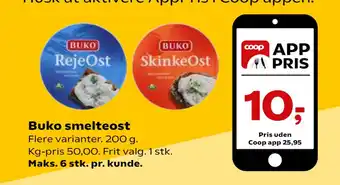 Kvickly Buko smelteost tilbud