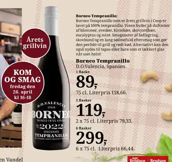 Dagli'Brugsen Borneo Tempranillo tilbud